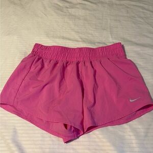 Nike Women's Vibrant Pink Athletic Shorts